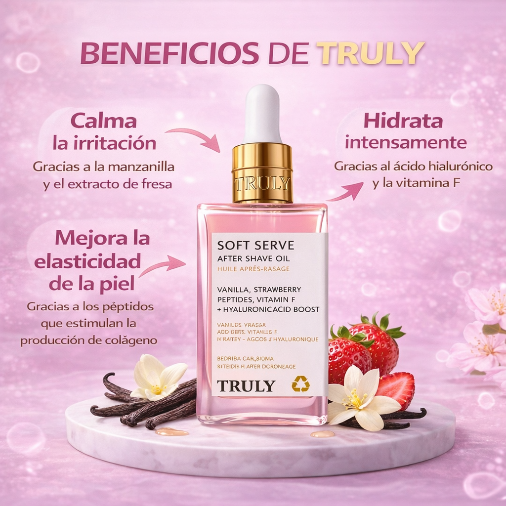 TRULY - ACEITE ÍNTIMO AFTERSHAVE ROSADO